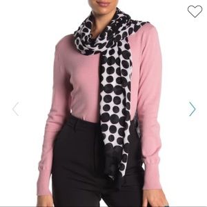 kate spade ♠️ new york seasonless dot scarf